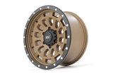 Rough Country 87 Series Wheel | Simulated Beadlock | Bronze/Black | 17x8.5 | 6x5.5 | +0mm | 1999-2006 |  87170912