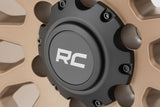 Rough Country 87 Series Wheel | Simulated Beadlock | Bronze/Black | 17x8.5 | 6x5.5 | +0mm | 1999-2006 |  87170912
