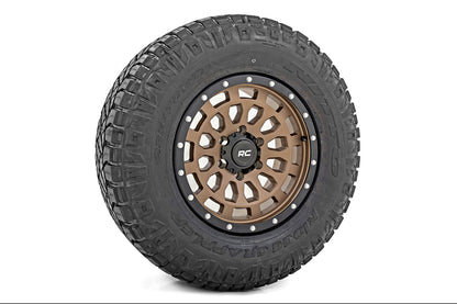 Rough Country 87 Series Wheel | Simulated Beadlock | Bronze/Black | 17x8.5 | 6x5.5 | +0mm | 1999-2006 |  87170912