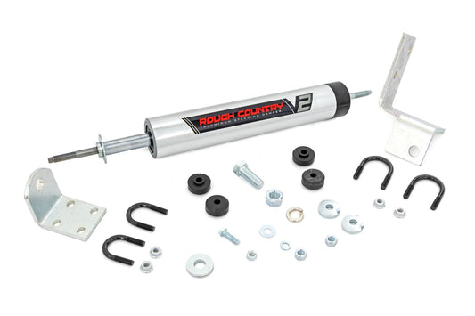 V2 Steering Stabilizer | 0-3 Inch Lift | Chevrolet Silverado/GMC Sierra 1500 Truck/SUV 4WD | 1988-1999 | Rough Country | 8732670