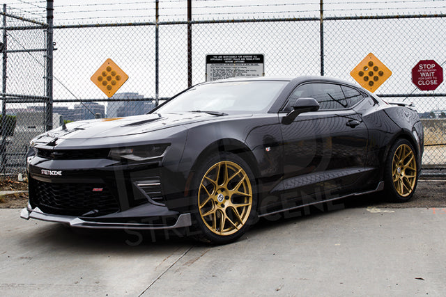 2016-2018 Chevrolet Camaro SS - Street Scene 2-PC Side Skirt Set [Matte Black] - 950-702342b