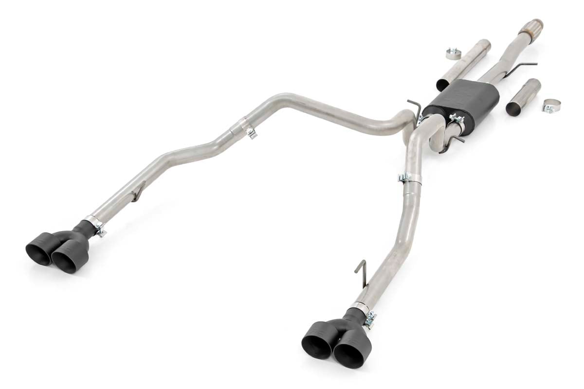 Performance Cat-Back Exhaust | 6.2L | 5'8" & 6'6" Bed | Chevrolet Silverado/GMC Sierra 1500 | 2019-2022 | Rough Country | 96014