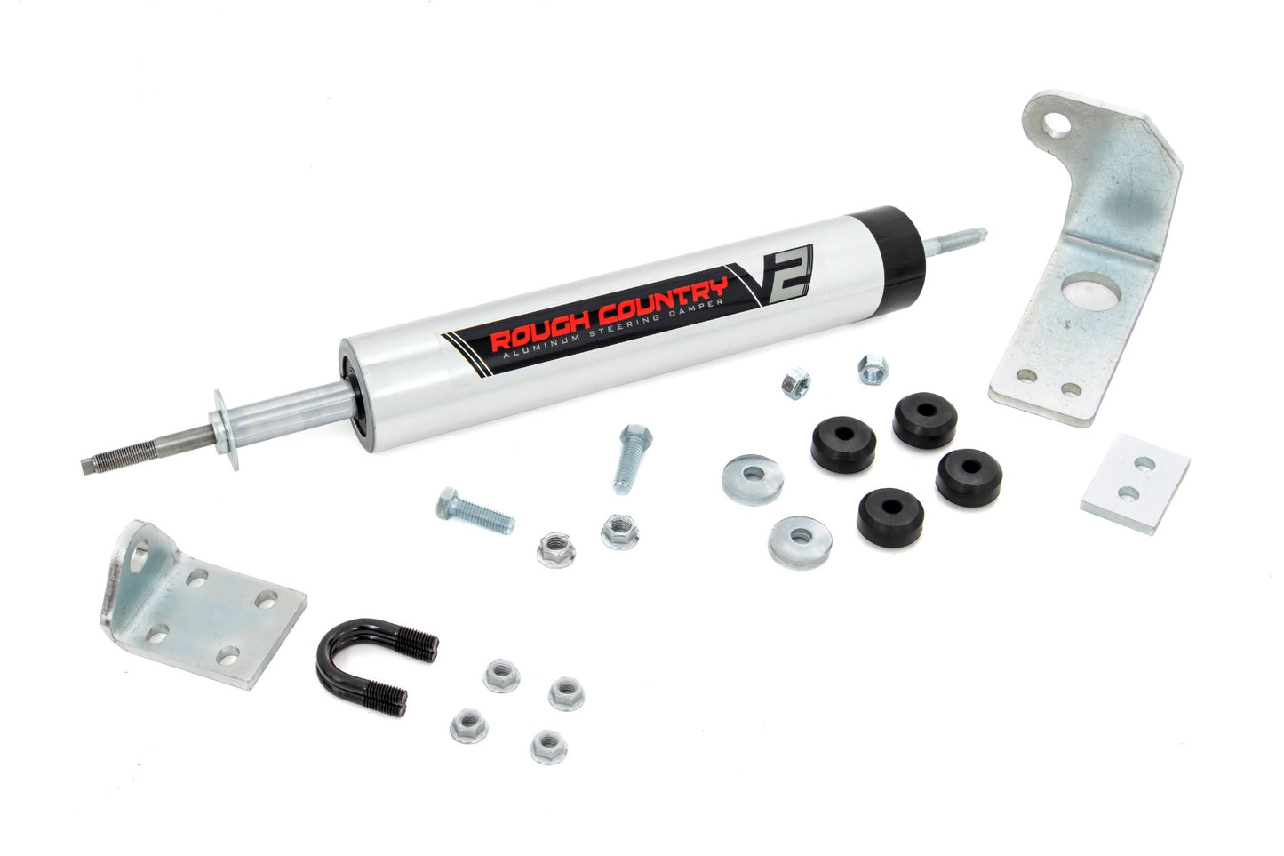 V2 Steering Stabilizer | 0-5 Inch Lift | Ford F-150 4WD | 1997-2003 | Rough Country | 8734370