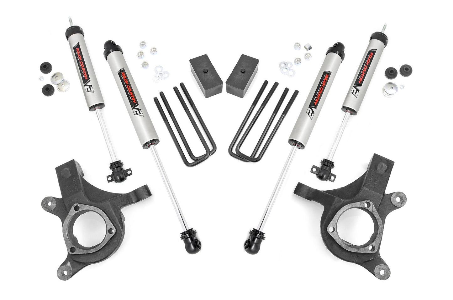 3 inch Lift Kit | V2 | Chevrolet Silverado/GMC Sierra 1500 2WD | 1999-2006 | Rough Country | 23277