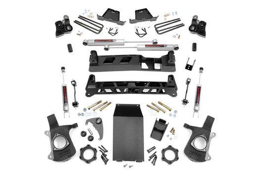 4 Inch Lift Kit | Chevy Silverado & GMC Sierra 1500 4WD | 1999-2006 | Rough Country | 25830