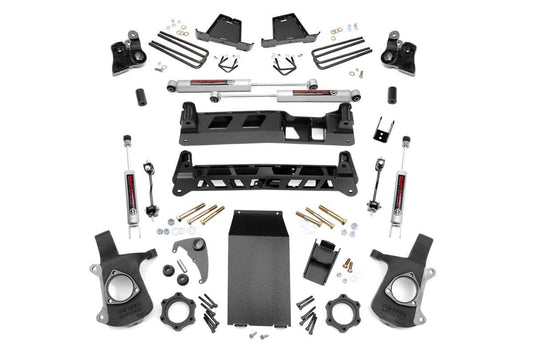 6 Inch Lift Kit | Chevy Silverado & GMC Sierra 1500 4WD | 1999-2006 | Rough Country | 27220A