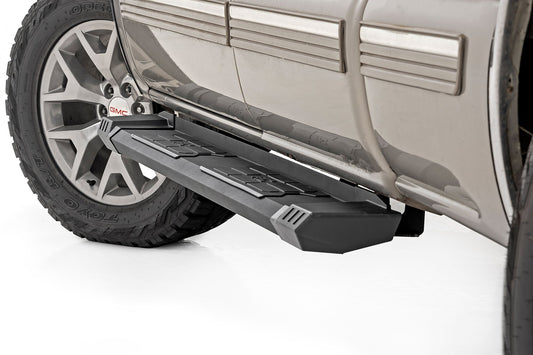 HD2 Running Boards | Ext Cab | Chevy/GMC 1500/2500HD | 1996-2006 | Rough Country | SRB990677A