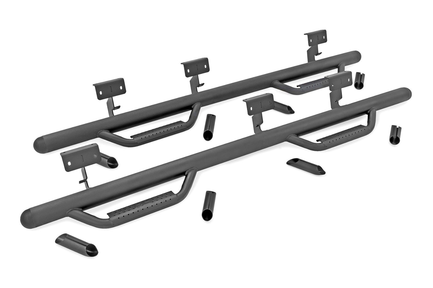 Nerf Steps | Full Length | Ext | 6.5 Ft Bed | Chevrolet Silverado/GMC Sierra 1500/2500HD | 1999-2006 | Rough Country | RCC9989QCB