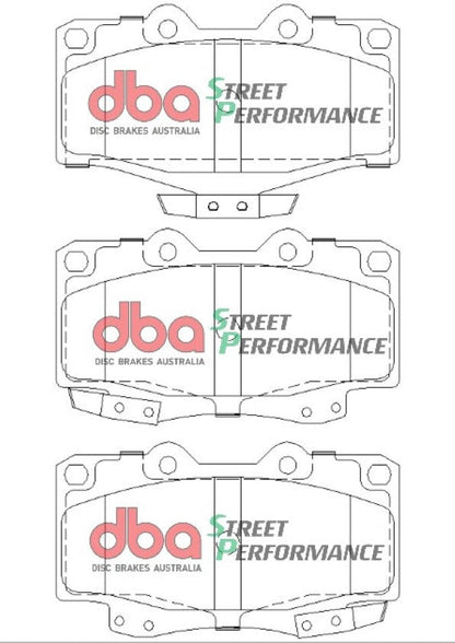 1995-2004 Toyota Tacoma & More | DBA SP Street Series Brake Pads [Front] | DB1149SP