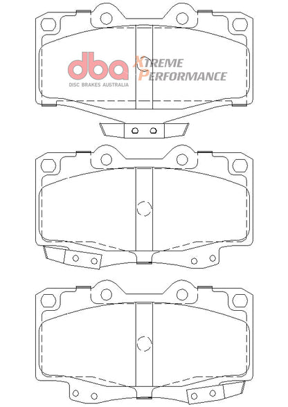 1995-2004 Toyota Tacoma & More | DBA XP Street Series Brake Pads [Front] | DB1149XP
