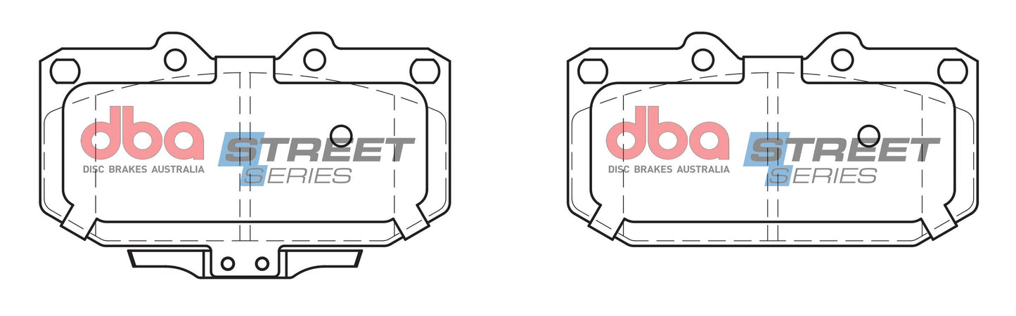 2006-2007 Subaru Impreza | DBA SS Street Series Brake Pads [Front] | DB1170SS