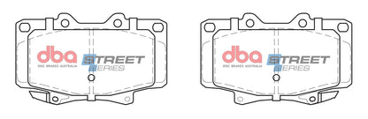 1990-1997 Toyota Land Cruiser | DBA SS Street Series Brake Pads [Front] | DB1199SS