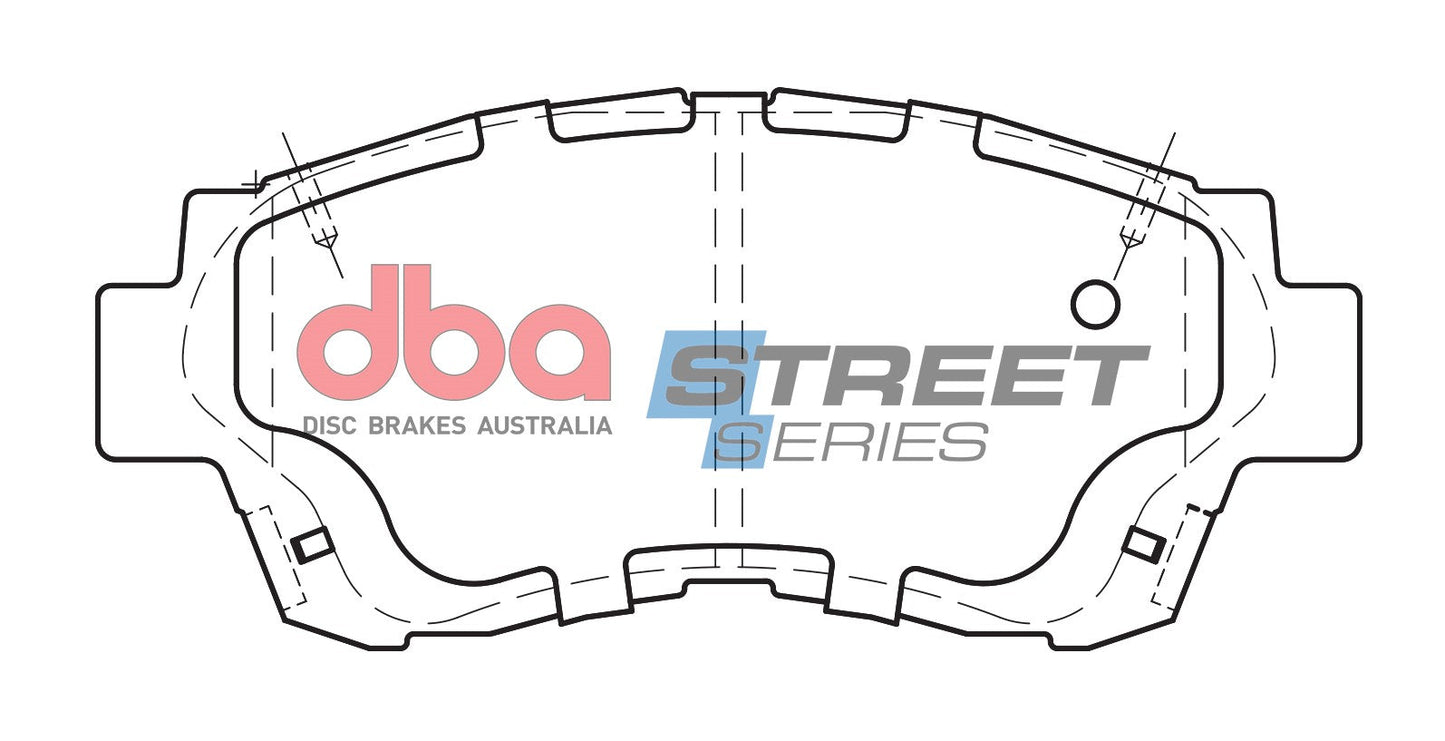 1998-2003 Toyota Sienna & More | DBA SS Street Series Brake Pads [Front] | DB1209SS