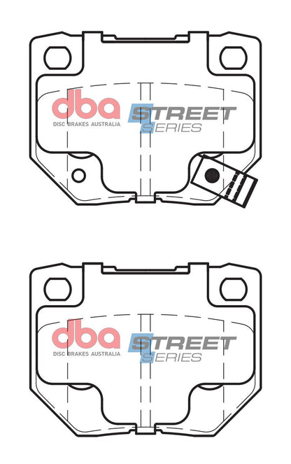 2006-2007 Subaru Impreza | DBA SS Street Series Brake Pads [Rear] | DB1220SS