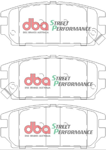 2006-2010 Mitsubishi Eclipse & More | DBA SP Street Series Brake Pads [Rear] | DB1238SP