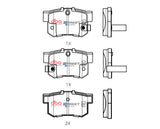 2000-2009 Honda S2000 & More | DBA SSEV Street Series Brake Pads [Rear] | DB1265SSEV