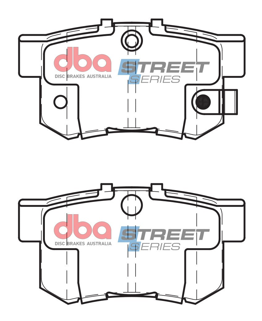 2000-2009 Honda S2000 & More | DBA SS Street Series Brake Pads [Rear] | DB1265SS