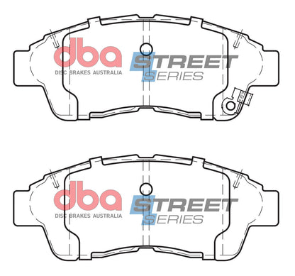 1998-2001 Toyota Camry | DBA SS Street Series Brake Pads [Front] | DB1267SS