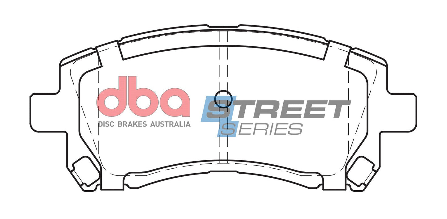 1997-2002 Subaru Legacy & More | DBA SS Street Series Brake Pads [Front] | DB1342SS