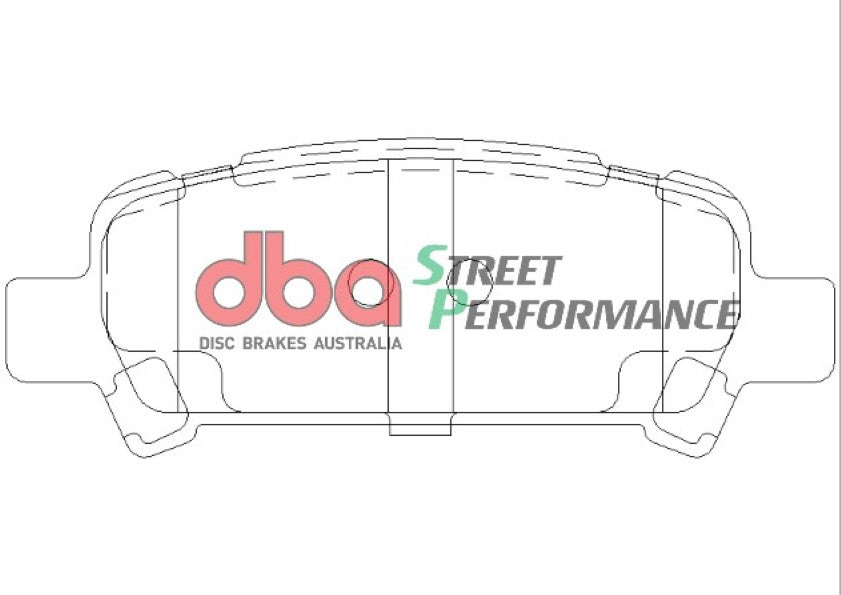 2000-2008 Subaru Legacy & More | DBA SP Street Series Brake Pads [Rear] | DB1379SP