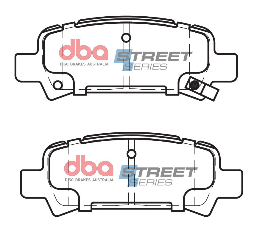 2000-2008 Subaru Legacy & More | DBA SS Street Series Brake Pads [Rear] | DB1379SS