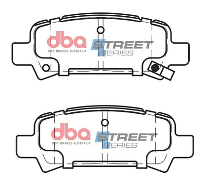 2000-2008 Subaru Legacy & More | DBA SS Street Series Brake Pads [Rear] | DB1379SS