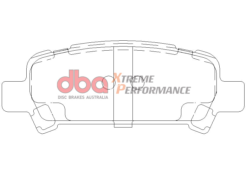 2000-2008 Subaru Legacy & More | DBA XP Street Series Brake Pads [Rear] | DB1379XP