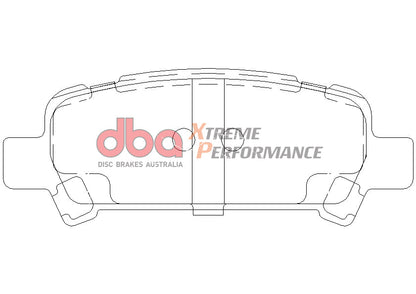 2000-2008 Subaru Legacy & More | DBA XP Street Series Brake Pads [Rear] | DB1379XP