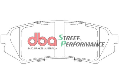 1998-2007 Toyota Land Cruiser & More | DBA SP Street Series Brake Pads [Rear] | DB1383SP