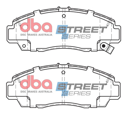 2003-2011 Honda Accord & More | DBA SS Street Series Brake Pads [Front] | DB1393SS