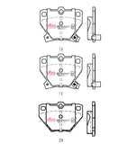 2000-2005 Toyota Celica & More | DBA SSEV Street Series Brake Pads [Rear] | DB1429SSEV