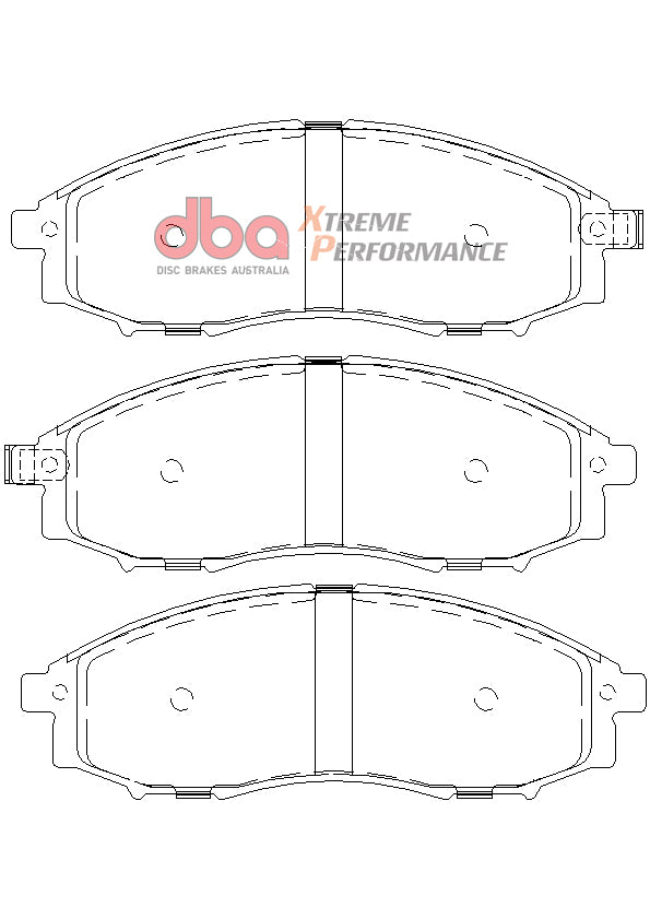 2000-2004 Nissan Xterra & More | DBA XP Street Series Brake Pads [Front] | DB1439XP