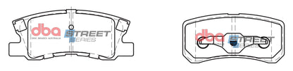 2000-2006 Mitsubishi Montero & More | DBA SS Street Series Brake Pads [Rear] | DB1464SS