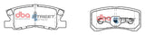 2000-2006 Mitsubishi Montero & More | DBA SS Street Series Brake Pads [Rear] | DB1464SS
