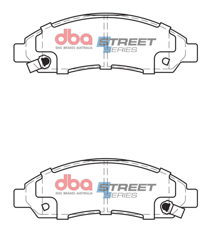 2004-2008 Chevrolet Colorado & More | DBA SS Street Series Brake Pads [Front] | DB1468SS