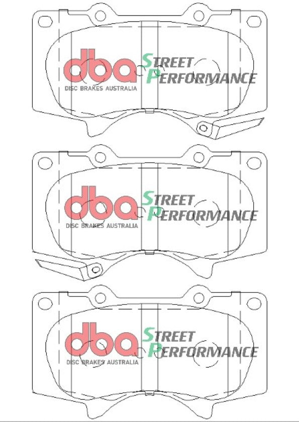 2003-2010 Toyota 4Runner & More | DBA SP Street Series Brake Pads [Front] | DB1482SP
