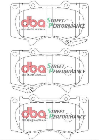 2003-2010 Toyota 4Runner & More | DBA SP Street Series Brake Pads [Front] | DB1482SP