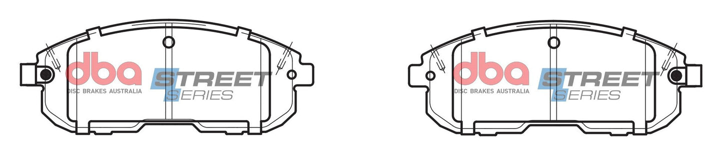 2002-2011 Nissan Altima & More | DBA SS Street Series Brake Pads [Front] | DB1485SS