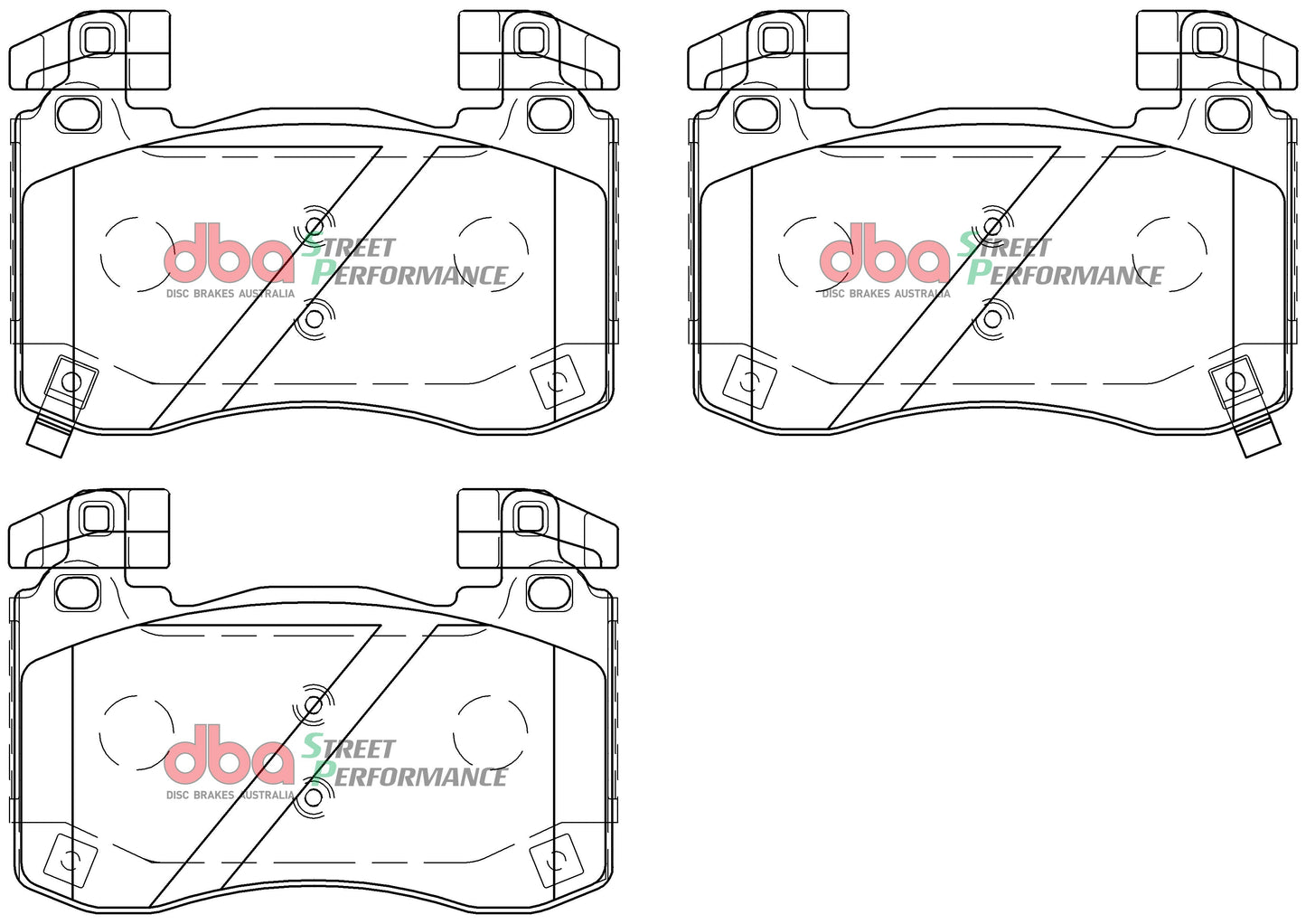 2020-2023 Kia Stinger | DBA SP Street Series Brake Pads [Front] | DB15003SP