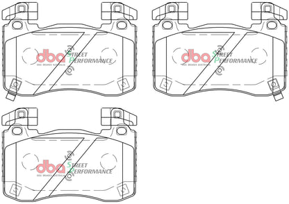 2020-2023 Kia Stinger | DBA SP Street Series Brake Pads [Front] | DB15003SP