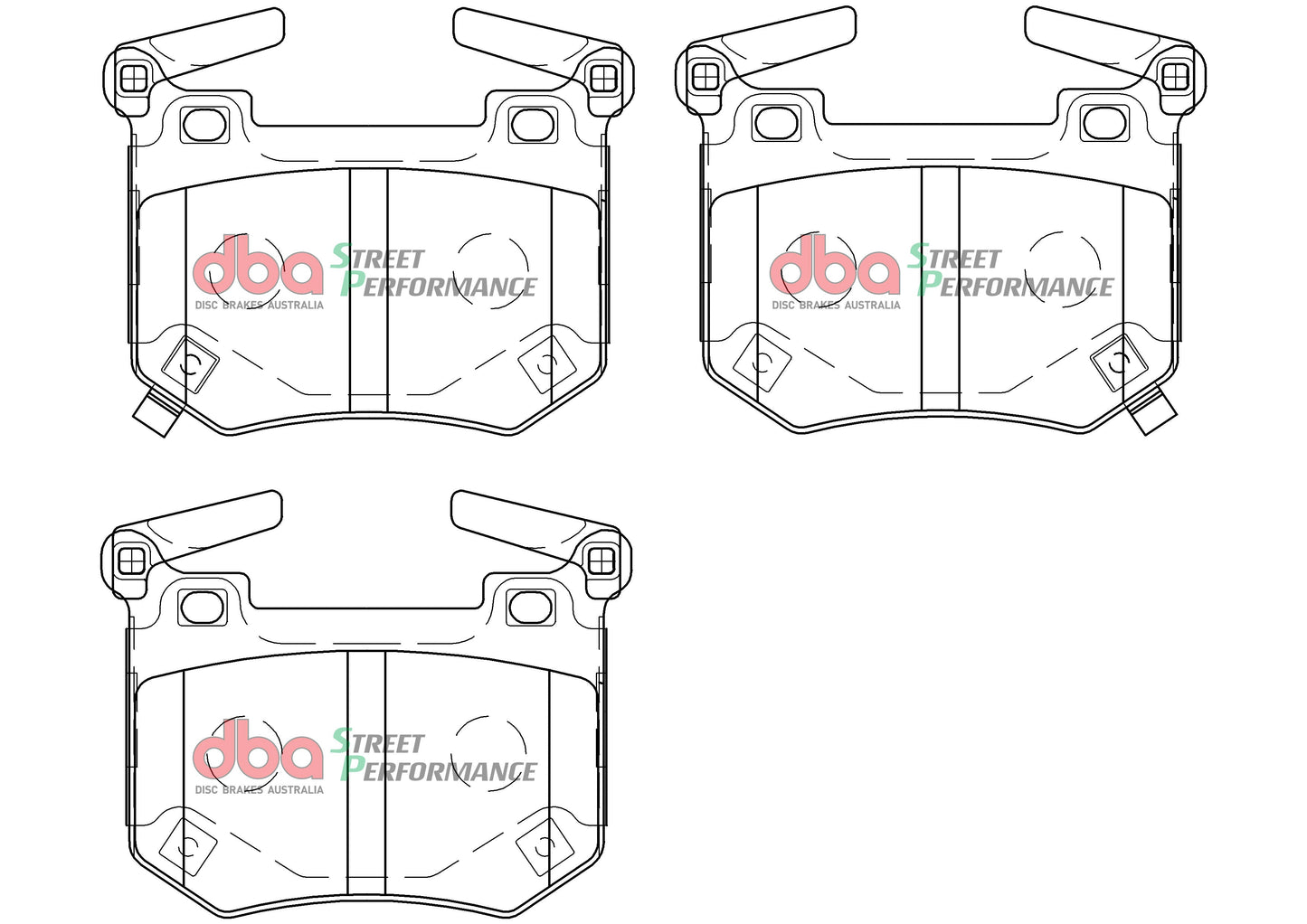 2020-2023 Kia Stinger | DBA SP Street Series Brake Pads [Rear] | DB15004SP