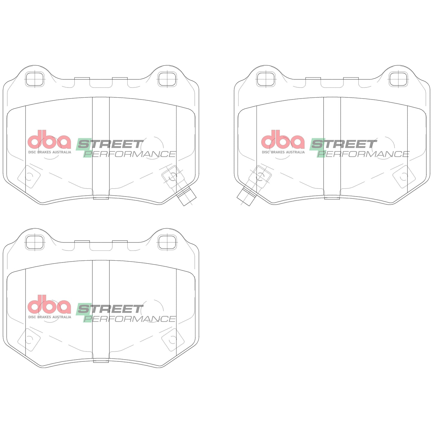 2018 Subaru WRX & More | DBA SP Street Series Brake Pads [Rear] | DB15007SP