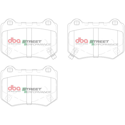 2018 Subaru WRX & More | DBA SP Street Series Brake Pads [Rear] | DB15007SP
