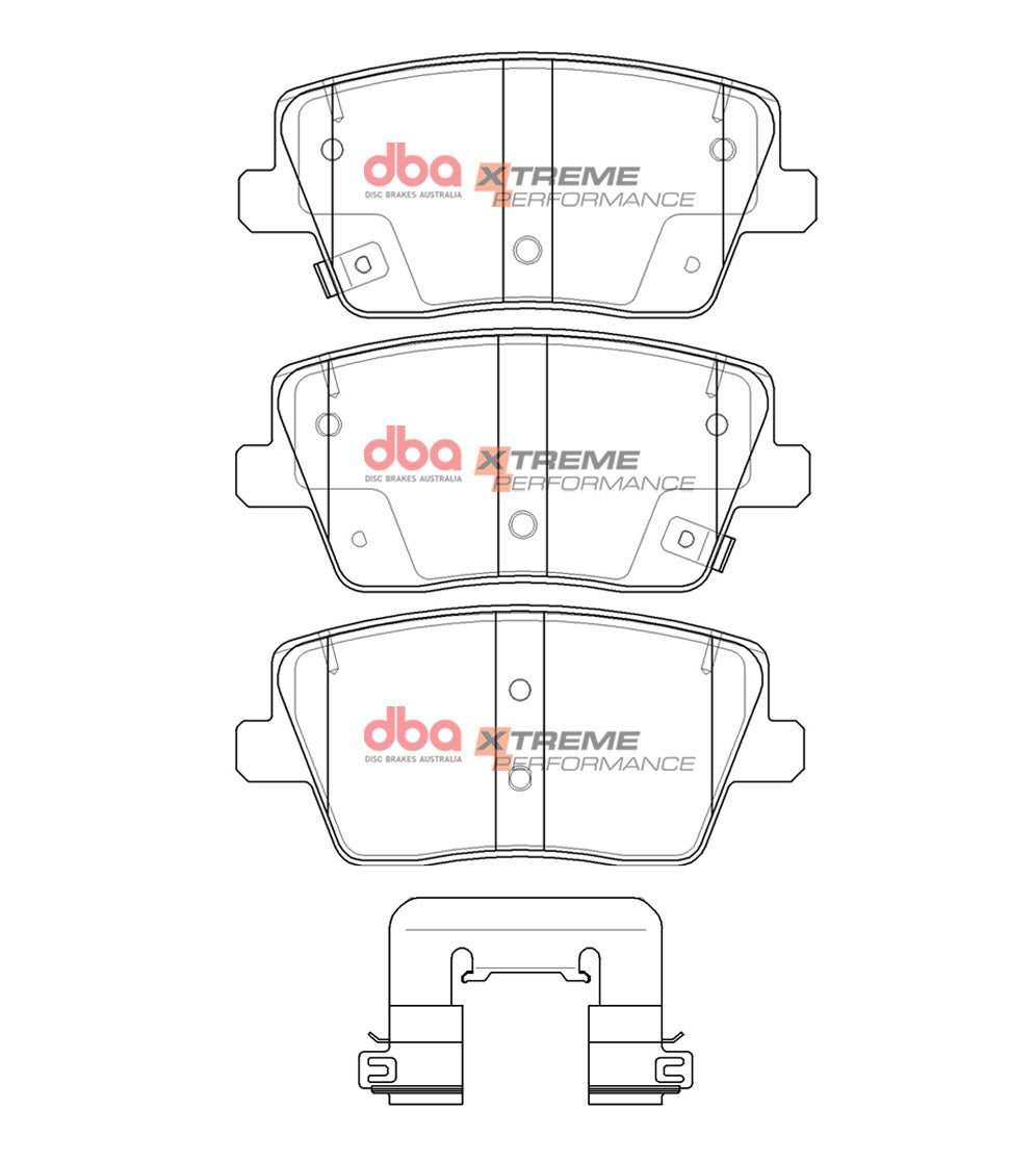 2022 Hyundai Veloster N | DBA XP Street Series Brake Pads [Rear] | DB15013XP