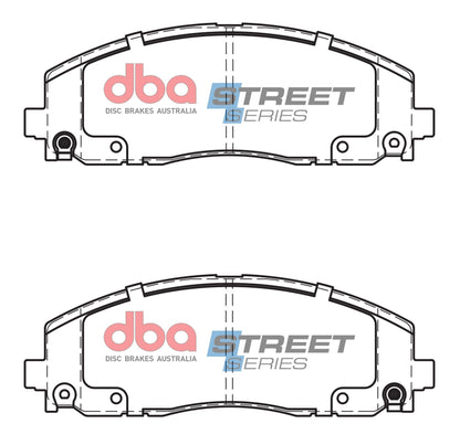 2018-2021 Chrysler Pacifica & More | DBA SS Street Series Brake Pads [Front] | DB15038SS