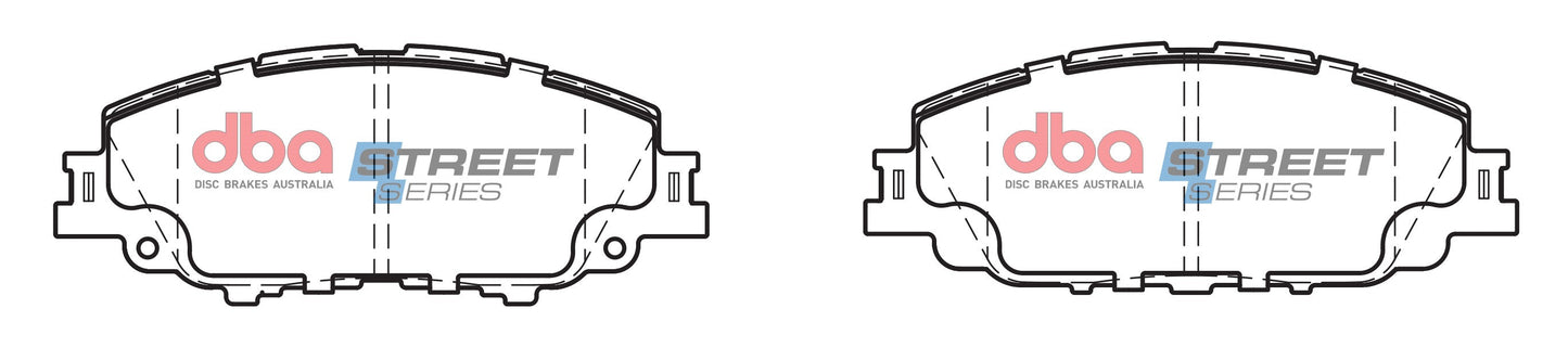 2020-2021 Toyota Prius Prime | DBA SS Street Series Brake Pads [Front] | DB15043SS