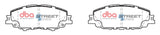 2020-2021 Toyota Prius Prime | DBA SS Street Series Brake Pads [Front] | DB15043SS