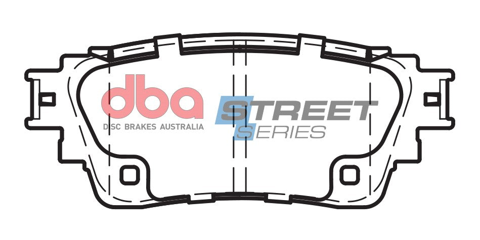 2018-2019 Mitsubishi Eclipse Cross & More | DBA SS Street Series Brake Pads [Rear] | DB15049SS