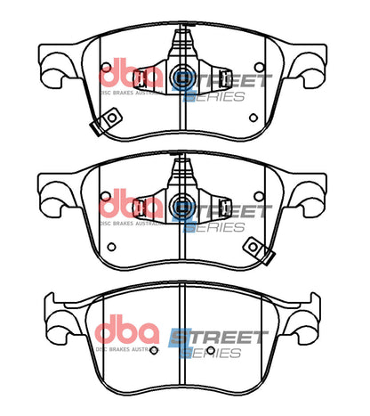 2018 Honda Accord & More | DBA SS Street Series Brake Pads [Front] | DB15087SS
