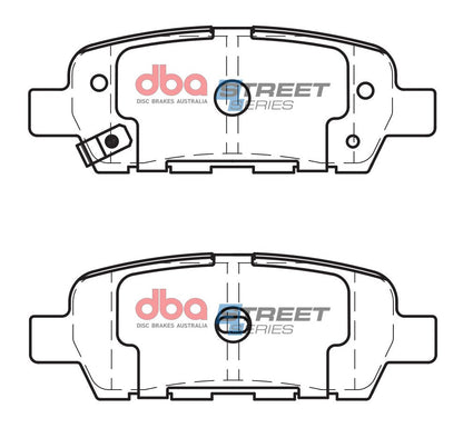 2002-2011 Nissan Altima & More | DBA SS Street Series Brake Pads [Rear] | DB1509SS